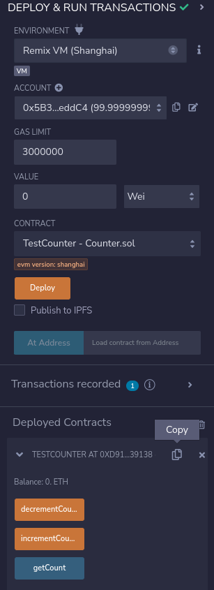 Contract Address